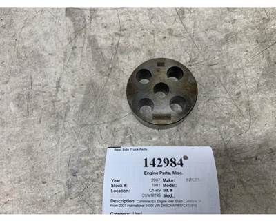 Cummins ISX Engine Idler Shaft, Part # 3680239