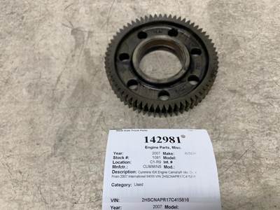 Cummins 3681144 Engine Part for a International 9400I