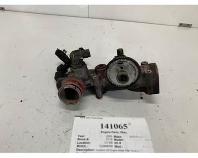 Cummins ISX Engine Water Filter Housing, Part # 3681446 for International 9400I