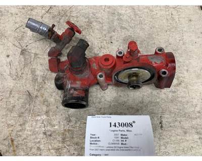 Cummins ISX Engine Water Filter Housing, Part # 3681446, for International 9400I