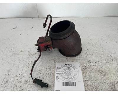 Cummins ISX Engine Exhaust Outlet Elbow with Fuel Injector, Part # 3684411