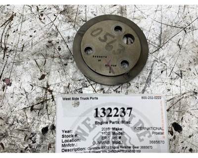 Cummins ISX15 Engine Retainer Gear, Part # 3685670, Fits International Prostar