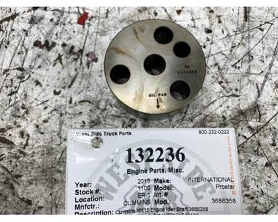 Cummins ISX15 Engine Idler Shaft, Part # 3686358, Fits International Prostar