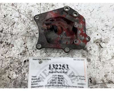 Cummins ISX15 Engine Gear Housing Sensor Adapter, Part # 3686901 Fits International Prostar