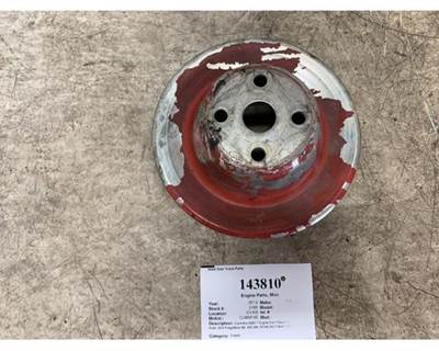 Cummins ISB6.7 Engine Fan Pulley, Part # 5282158, 2014 Freightliner M2 106