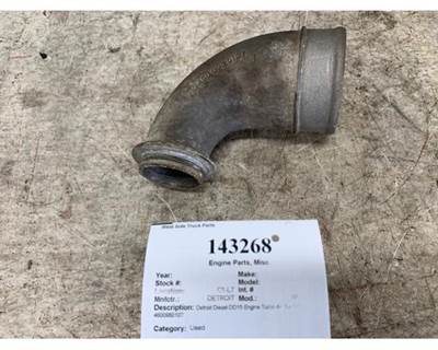 Detroit Diesel DD15 Turbo Air Transfer Elbow, Part # 4600980107