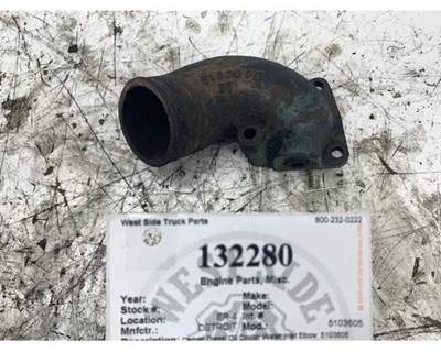 Detroit Diesel Oil Cooler Water Inlet Elbow, Part # 5103605
