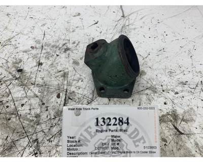 Detroit Diesel V71 V92 Engine Block to Oil Cooler Elbow, Part # 5103663