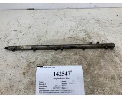 Detroit Diesel DD13 Engine Fuel Rail, Part # A4710780245, Freightliner Cascadia 125BBC