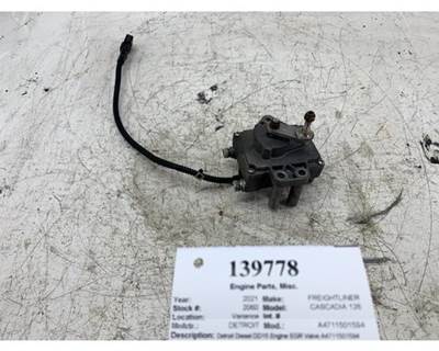 Detroit Diesel DD15 EGR Valve A4711501594 for 2021 Freightliner Cascadia 126