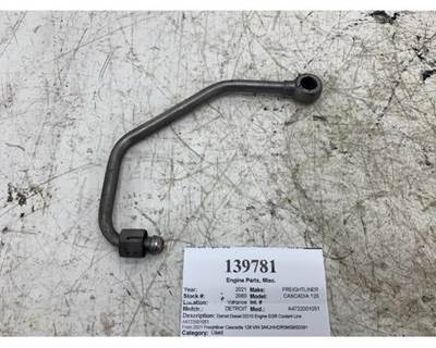 Detroit Diesel DD15 Engine EGR Coolant Line A4722001051 for 2021 Freightliner Cascadia 126