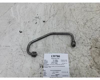 Detroit Diesel DD15 Engine EGR Coolant Line A4722001151 from 2021 Freightliner Cascadia 126