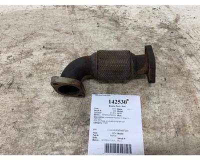 International MaxxForce 13 EGR Cooler Pipe, Part # 3005782C4, from 2014 Prostar