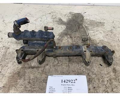 Mack AI-427 Engine Water Manifold Thermostat Housing, Part # 107GC571BM, 2004 CV713 Granite