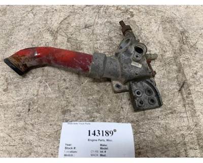 Mack MP7 Engine Water Transfer Tube, Part # 20848636
