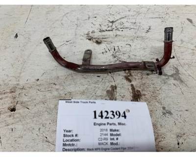 Mack MP8 Engine Coolant Pipe, Part # 20947595, for 2018 GU713