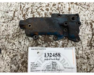 Mack E6 Diesel Engine Oil Cooler Manifold, Part # 497GB410P1