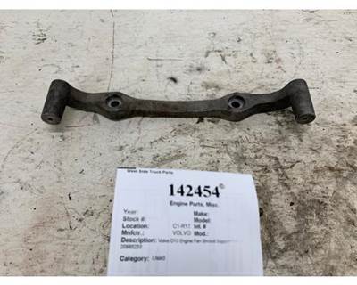 Volvo D13 Engine Fan Shroud Support Bracket, Part # 20885233