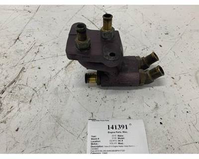Volvo D13 Engine Heater Hose Manifold, Part # 21600003 / 21619551