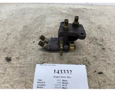 Volvo D13 Engine Heater Hose Manifold, Part # 21600003
