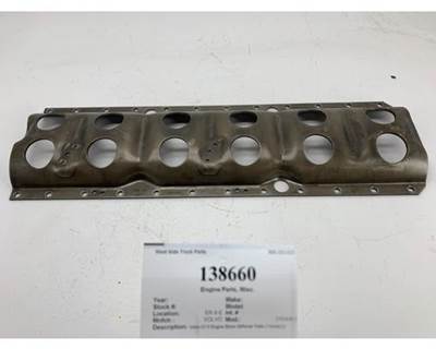 Volvo D13 Engine Block Stiffener Plate, Part # 21644620