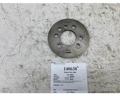 Used 2006 Volvo VNL VED12 Engine Bearing Shield, Part # 3184868