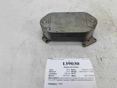 Detroit A4711800265 Engine Oil Cooler for a Freightliner CASCADIA 125BBC