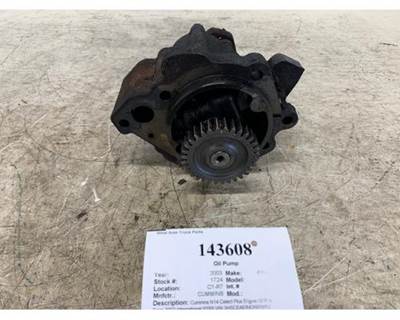 Cummins 3609835 Engine Oil Pump for a International 9200I