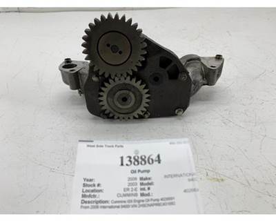 Cummins 4026691 Engine Oil Pump for a International 9400I