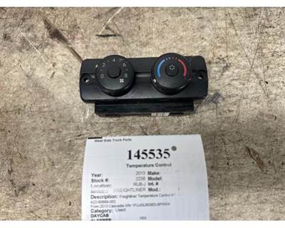 2013 Freightliner Cascadia Bunk Heater / AC Temp Control, Part # A22-60669-002