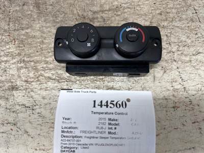 Freightliner A22-64737-001 Heater / AC Temp Control for a Freightliner CASCADIA 126