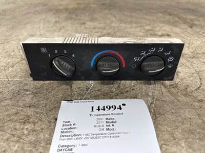 GMC 94666468 Heater / AC Temp Control for a GMC C5C042