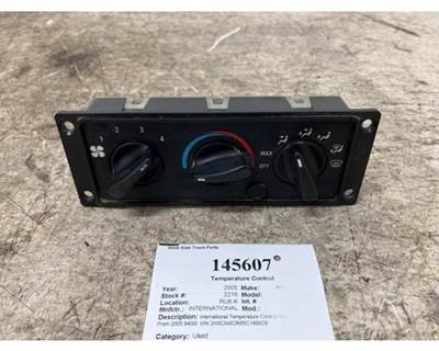 2005 International 9400I Temperature Control HVAC, Part # 3518702C93
