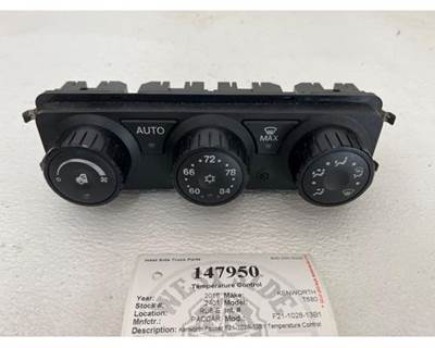 Paccar F21-1028-13B1 Heater / AC Temp Control, OEM for 2016 Kenworth T680