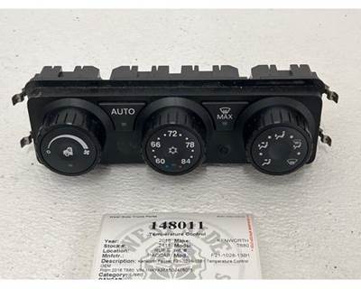 Paccar F21-1028-13B1 Dash HVAC Temperature Control for 2016 Kenworth T680
