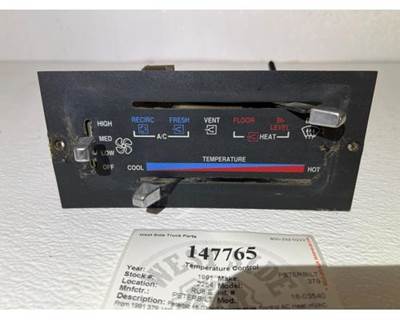 1991 Peterbilt 379 Dash HVAC Heater/AC Temperature Control, Part # 18-03545