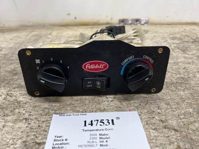 Peterbilt 29-06216 Heater / AC Temp Control for a Peterbilt 386