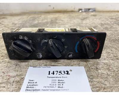 2009 Peterbilt 386 Heater / AC Temp Control, Part # Q21-6000-001