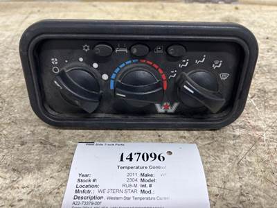 Western Star A22-73379-005 Heater / AC Temp Control for a Western Star TR 4900 FA