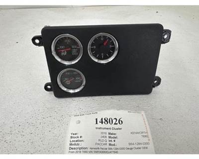 Paccar S64-1284-0300 Instrument Panel Cluster for a Kenworth T680