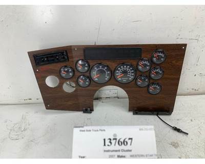 Western Star 4900FA Instrument Panel Cluster for a Western Star TR 4900 FA