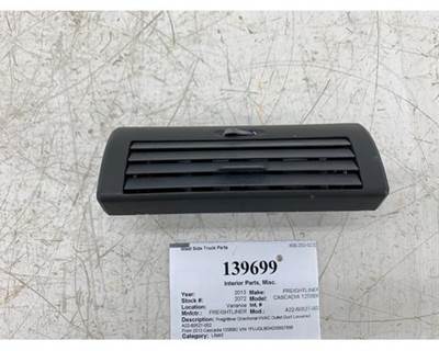 2013 Freightliner Cascadia 125BBC Directional HVAC Outlet Duct Louvered, Part # A22-60527-002