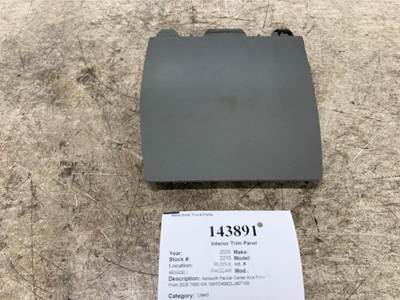 Paccar S60-1305-671 Interior Trim Panel for a Kenworth T680