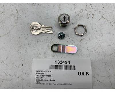 International Lock Cam Type with Keys, Part # 92008000