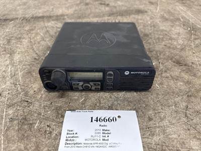 Motorola XPR 4550 Radio for a Mack CH613