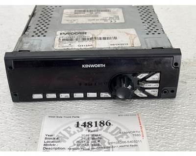 Paccar PP105266-5403211 Radio for a Kenworth T680