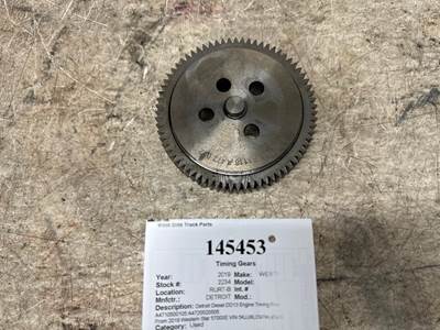 Detroit A4710500105 Timing Gears for a Western Star TR 5700 XE