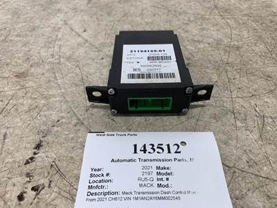Mack 21194165-01 Transmission Part for a Mack CH612