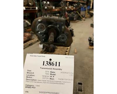 Eaton FAOM-15810S-EC3 Transmission for a International LT625