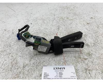 Volvo Dual Column Switch Assembly Engine Brake Stalk and Wiper, Part # 20399174 for Volvo VNL
